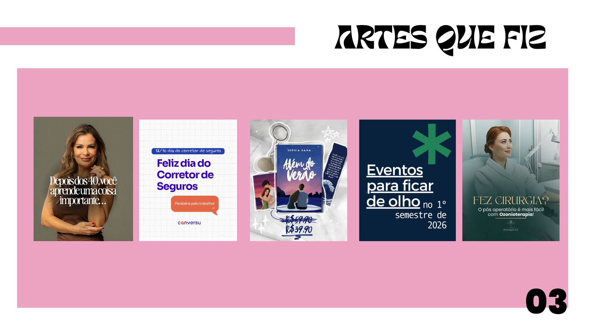 Artes para Redes Sociais